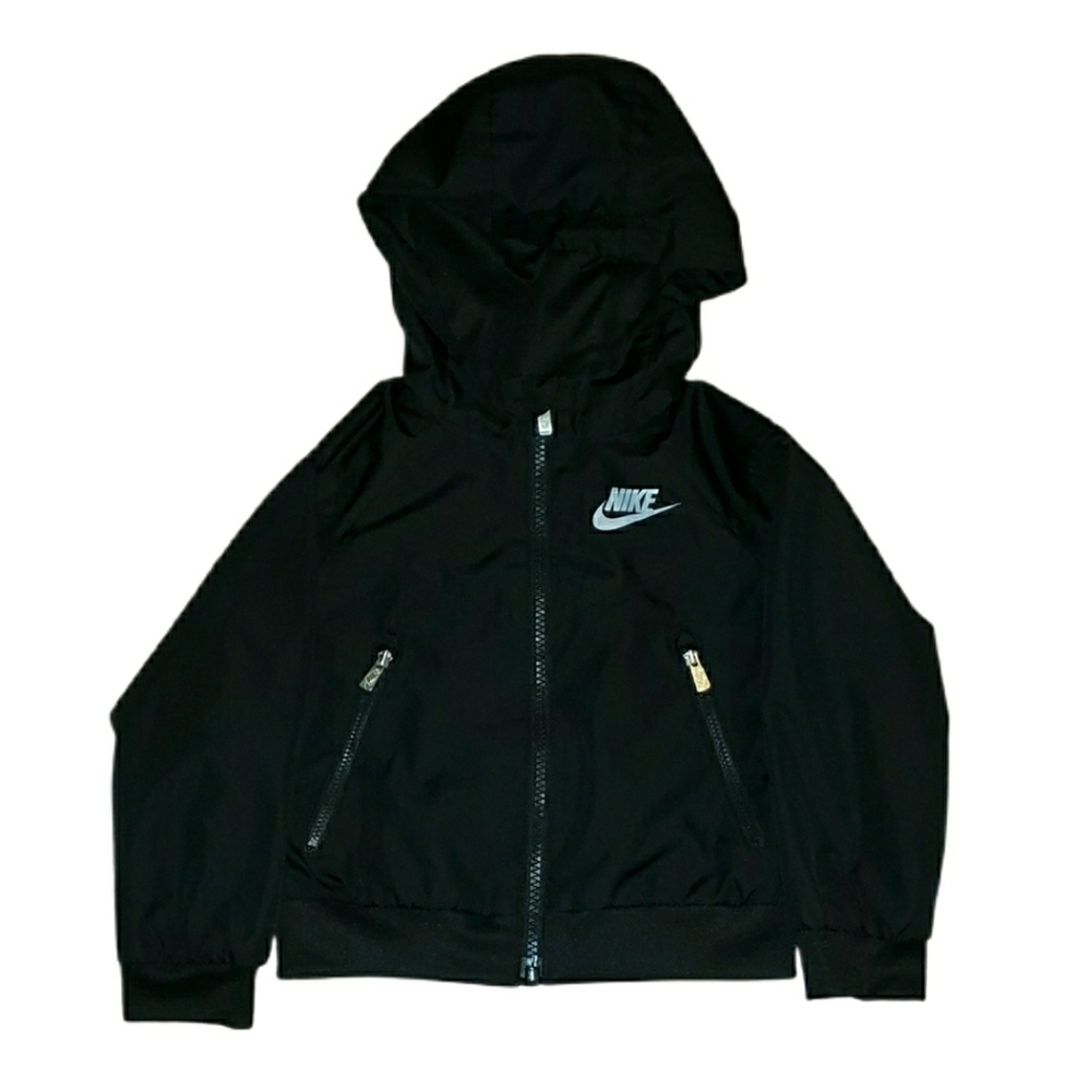 Nike Black Windrunner Jacket Size 2T Toddler Jacket
